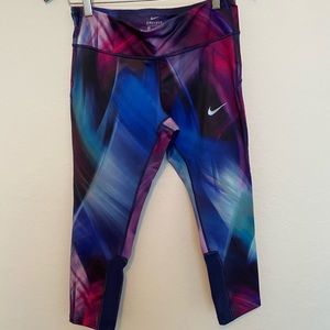 Capri Galaxy Nike workout pants